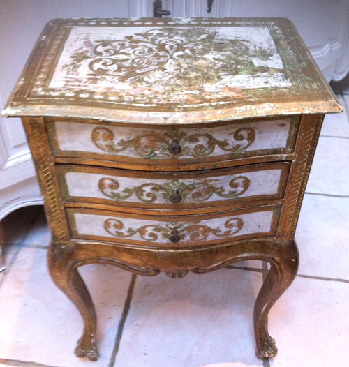 Vintage Giltwood bedside table